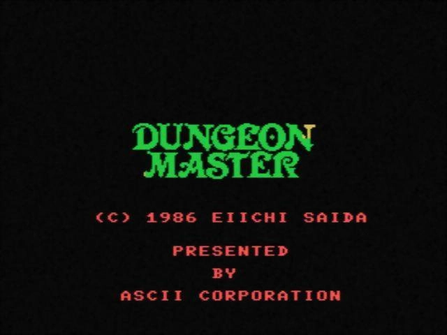 Dungeon Master (MSX) - Download ROM, ISO, & Game